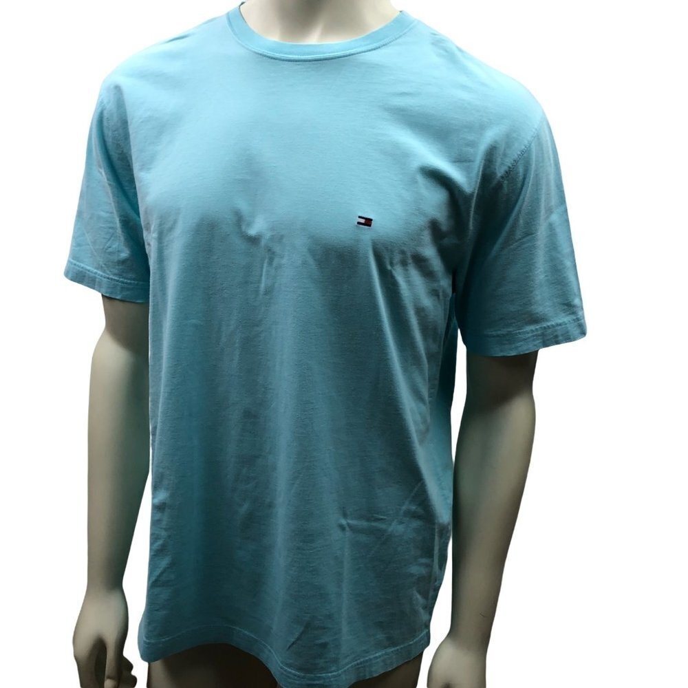 TOMMY HILFIGER‎ CREW NECK MENS SHIRT SZ L